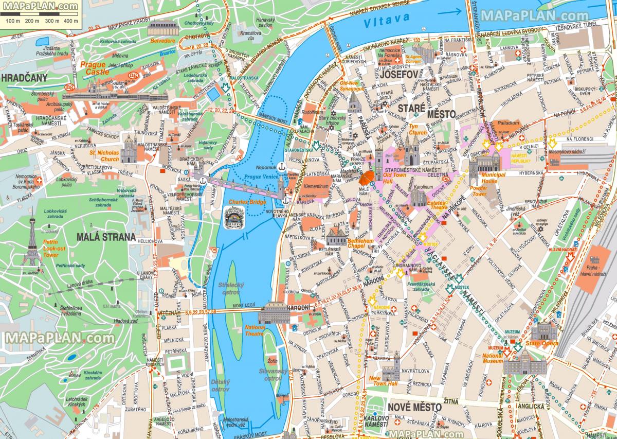 offline mapa Pragi
