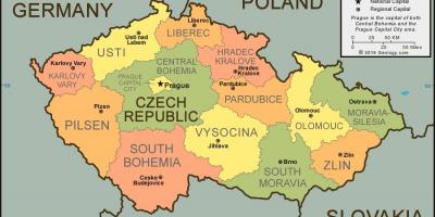 Praga mapa kraju