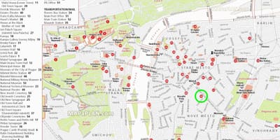 Plac wacława Praga mapa